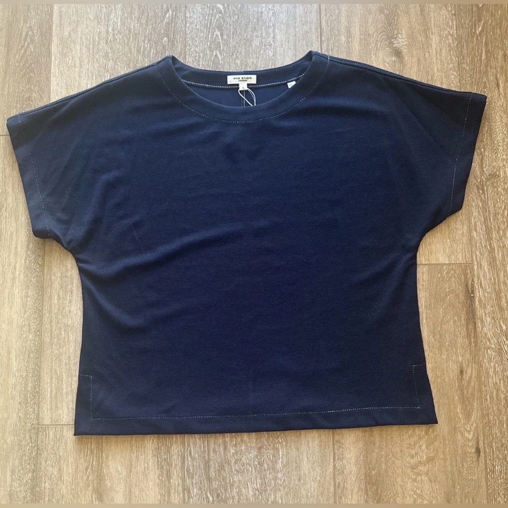 NWT Max Studio Structured Blouse Size L